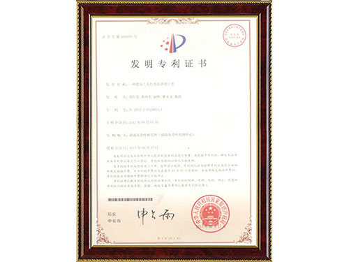 專(zhuān)利證書(shū)
