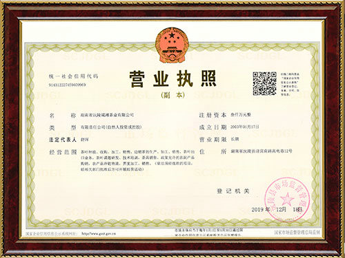 營業(yè)執(zhí)照